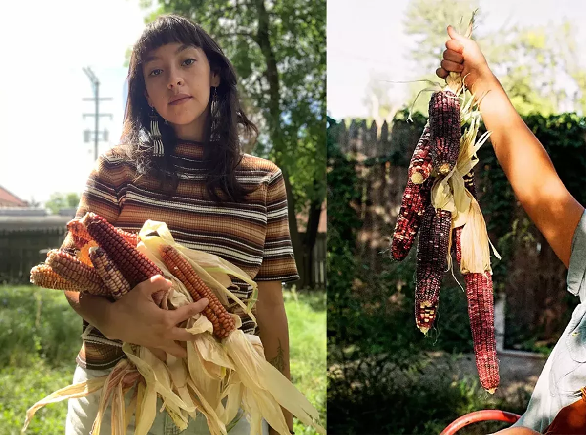 Image: The seed keeper: Kirsten Kirby Shoote is helping keep Indigenous crops alive, including the Cherokee White Eagle corn, which survived the Trail of Tears.