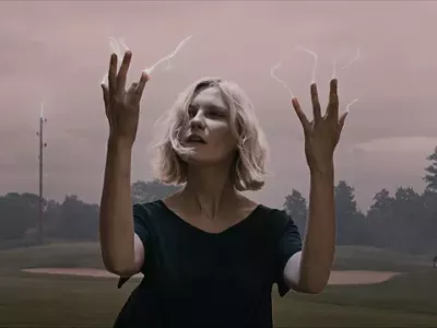 Electric dreams: Kirsten Dunst in Melancholia