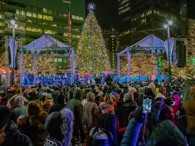 Christmas Tree Lighting For some, this event is just too many people, so staying away from downtown when it’s happening is necessary. But for other people, this is a huge Detroit tradition that happens yearly at Campus Martius to kick off the holiday season.