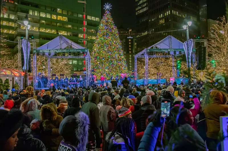 Christmas Tree Lighting For some, this event is just too many people, so staying away from downtown when it’s happening is necessary. But for other people, this is a huge Detroit tradition that happens yearly at Campus Martius to kick off the holiday season.