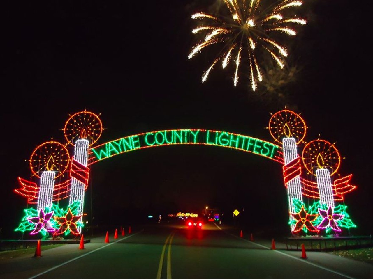 Wayne County Lightfest on Hines Drive
Every year during November and December, Hines Drive is transformed into a winter wonderland. With five miles of colorful displays, it is the Midwest’s longest drive through holiday lights. The lightfest is $5 per car and is open through Christmas Eve.