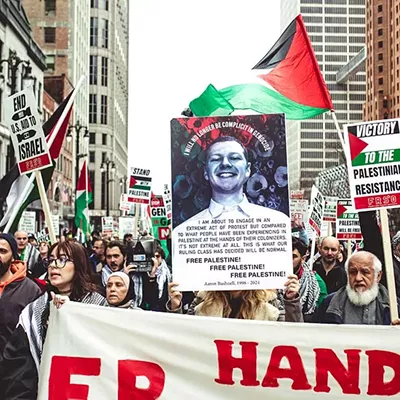 Image: Metro Detroiters join global day of action calling for ceasefire in Gaza