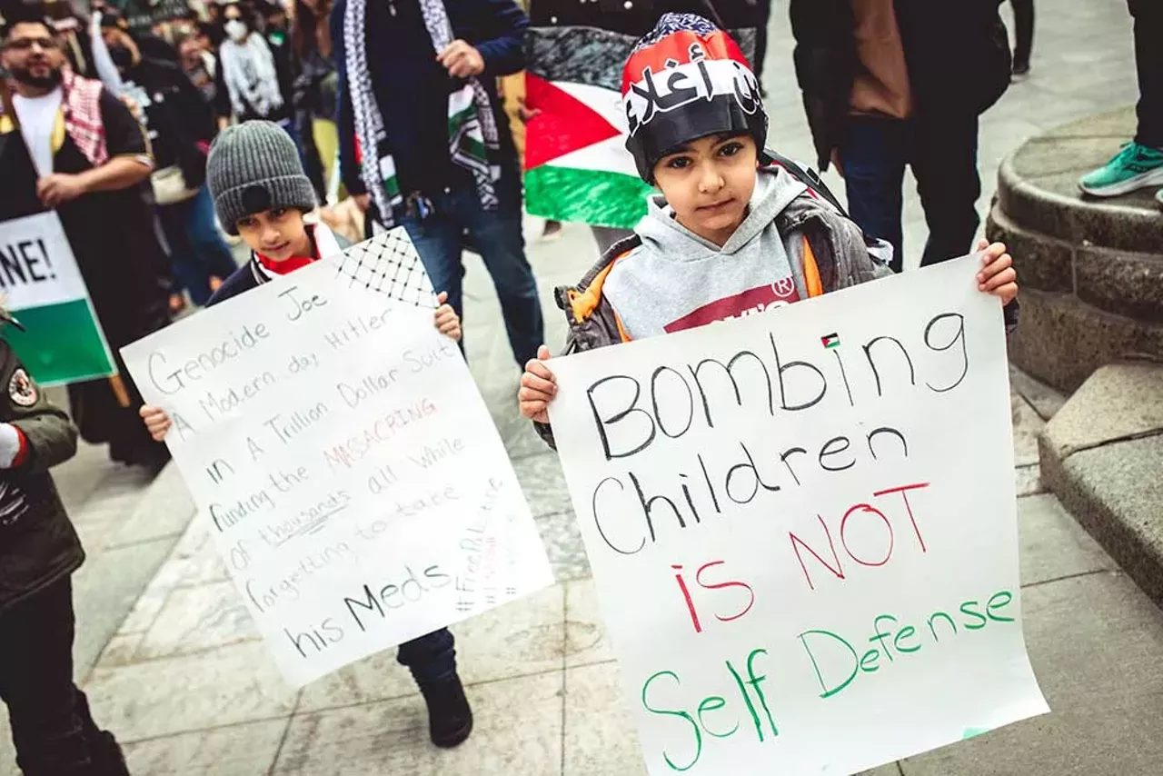 Image: Metro Detroiters join global day of action calling for ceasefire in Gaza