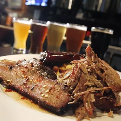 Best Barbecue (Washtenaw): Blue Tractor BBQ & Brewery 207 E Washington St., Ann Arbor | bluetractor.net