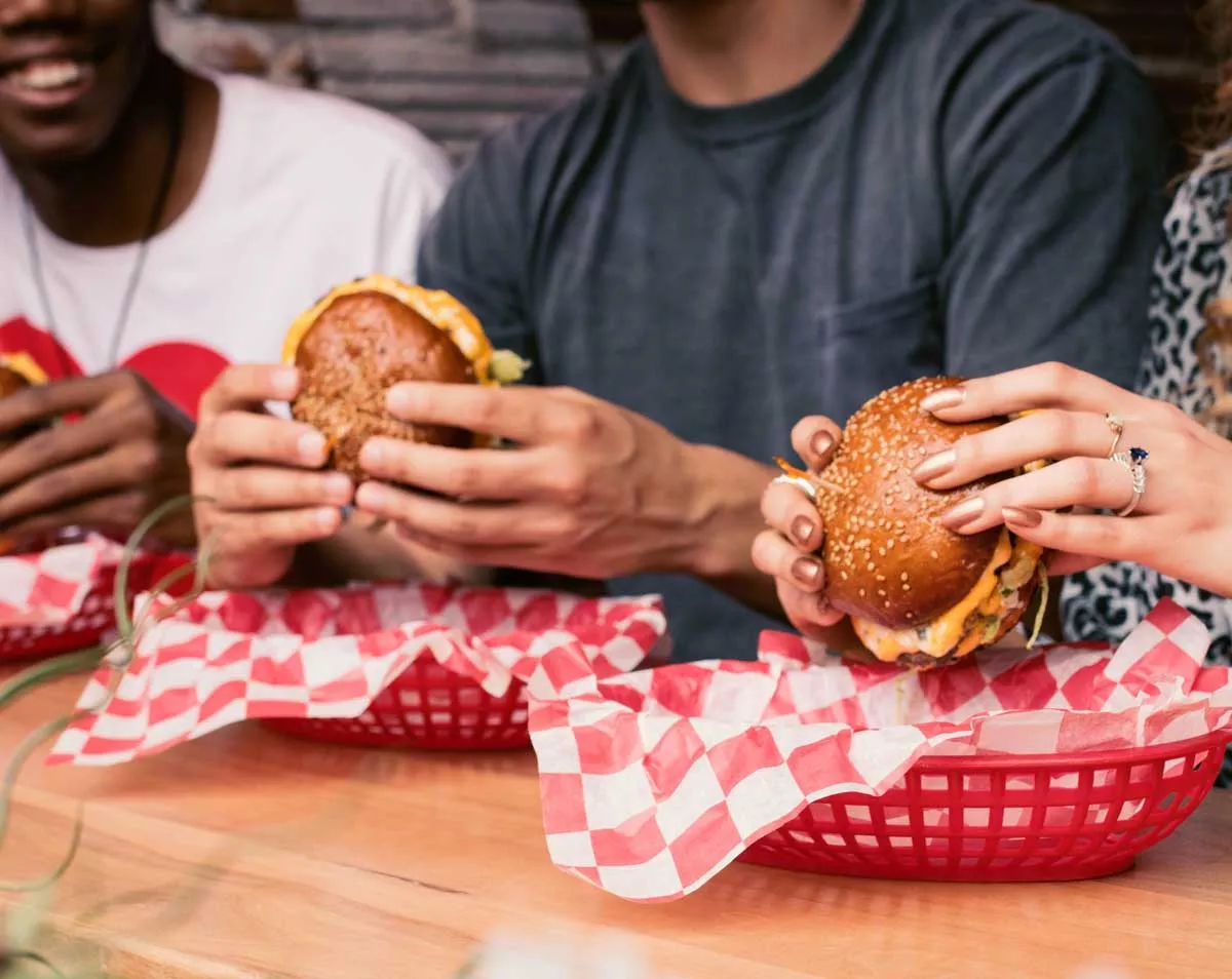 Image: Guest judges at the Burger Battle Detroit.