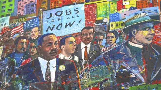 Martin Luther King Jr. mural in Atlanta.