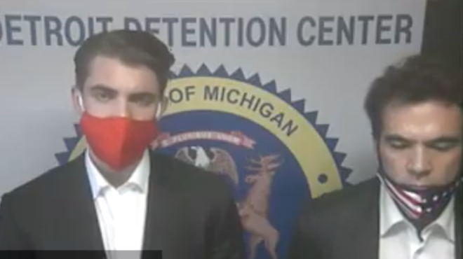 Jacob Wohl and Jack Burkman were arraigned in 36th District Court in Detroit in October 2020.