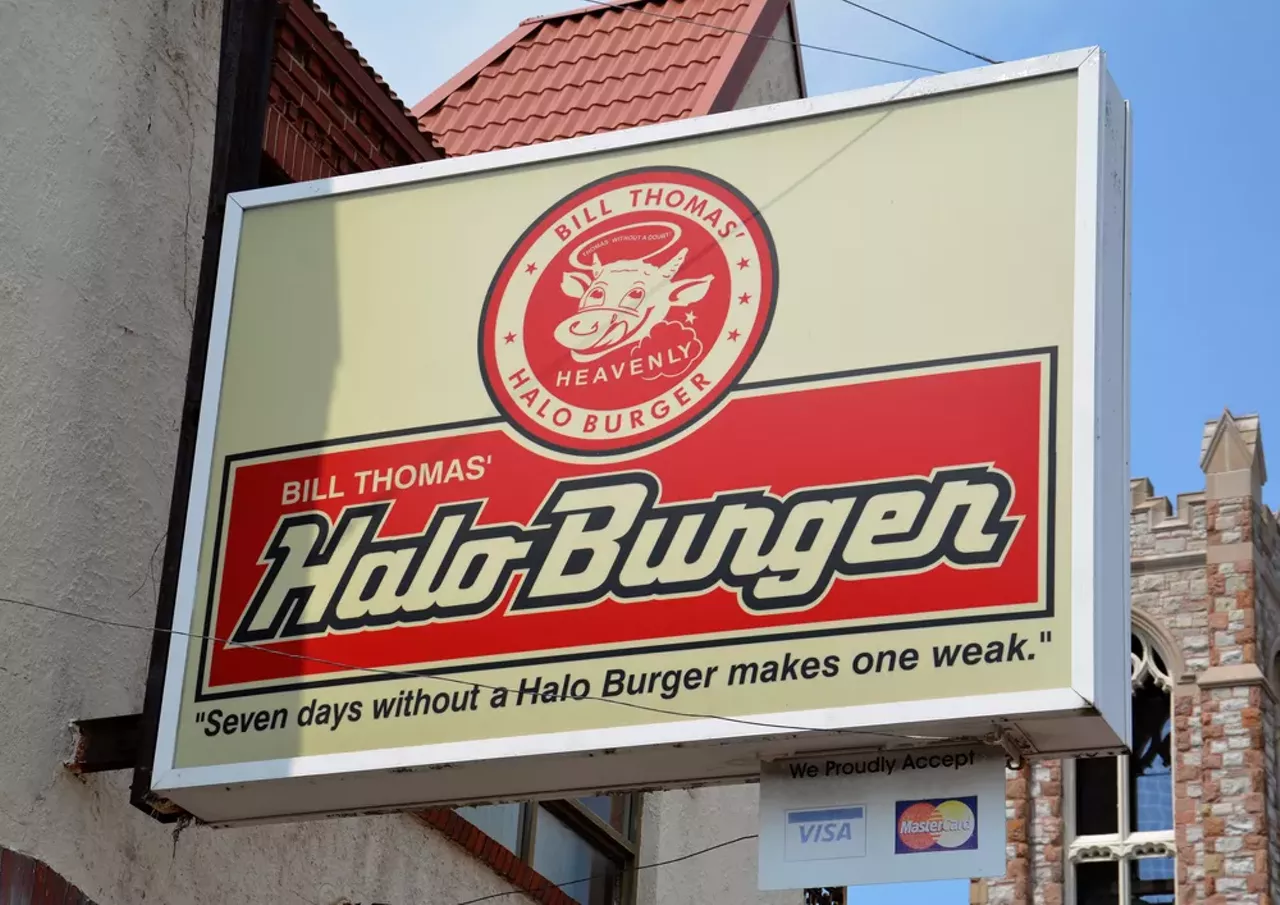 Halo Burger Multiple locations, haloburger.com Halo Burger is one of the oldest burger chains in the U.S., founded in a boxcar-style wagon in Flint in 1923. It’s known for serving other Michigan favorites like coney dogs, Bumpy cake, and Vernors ginger ale, and its Flint location is even a former Vernors soda shop.