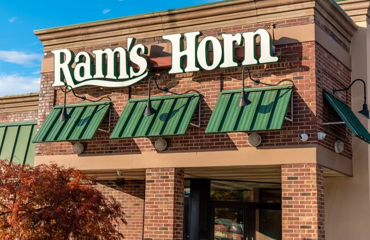 Ram’s Horn Multiple locations, ramshornrestaurants.com Greek brothers Eugene, Gus, and Steve Kasapis opened their first restaurant in Detroit’s Cadillac Square in 1967. The chain now has about a dozen locations around metro Detroit.