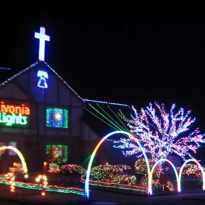 Livonia Lights Northville Christian, 41355 Six Mile Rd., Northville Livonia Lights has a grand LED light display that syncs to 88.5 FM. Shows begin on Dec. 1 and run until New Year's Day. See livonialights.com for more information.