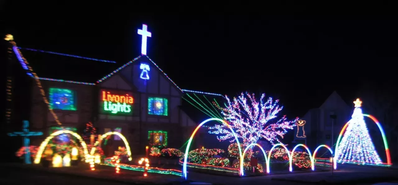 Livonia Lights Northville Christian, 41355 Six Mile Rd., Northville Livonia Lights has a grand LED light display that syncs to 88.5 FM. Shows begin on Dec. 1 and run until New Year's Day. See livonialights.com for more information.