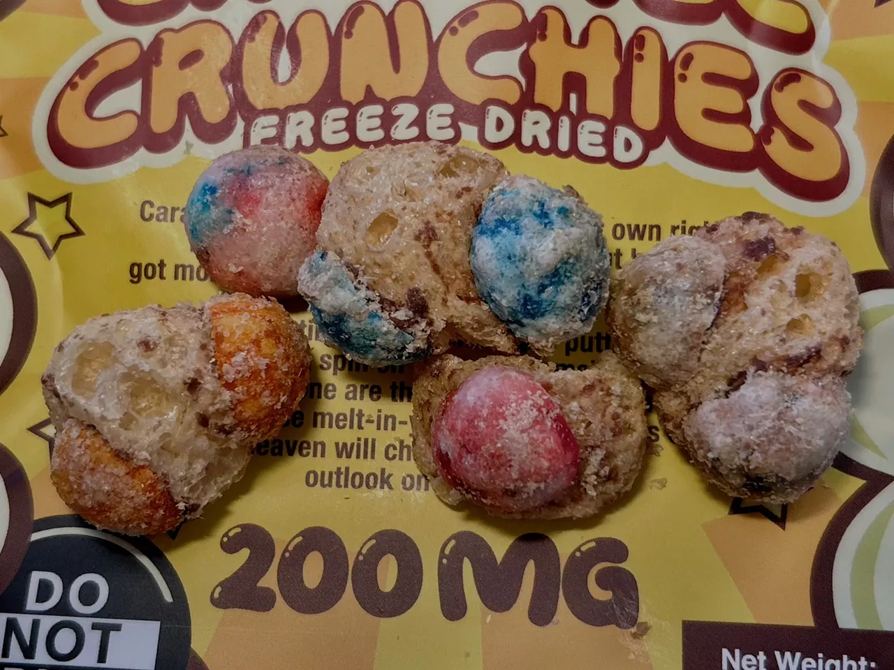 Hey! Captain's Caramel Crunchies taste like Chocolate Caramel M&M’s.