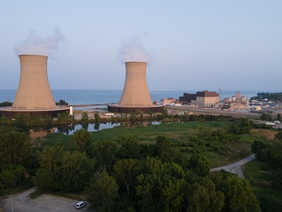 The Fermi 2 nuclear power plant.