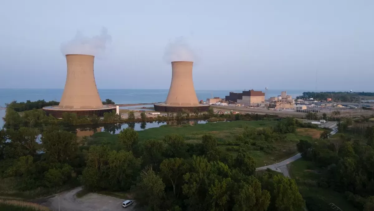 Image: The Fermi 2 nuclear power plant.