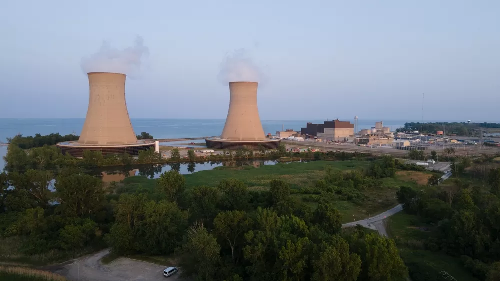 The Fermi 2 nuclear power plant.