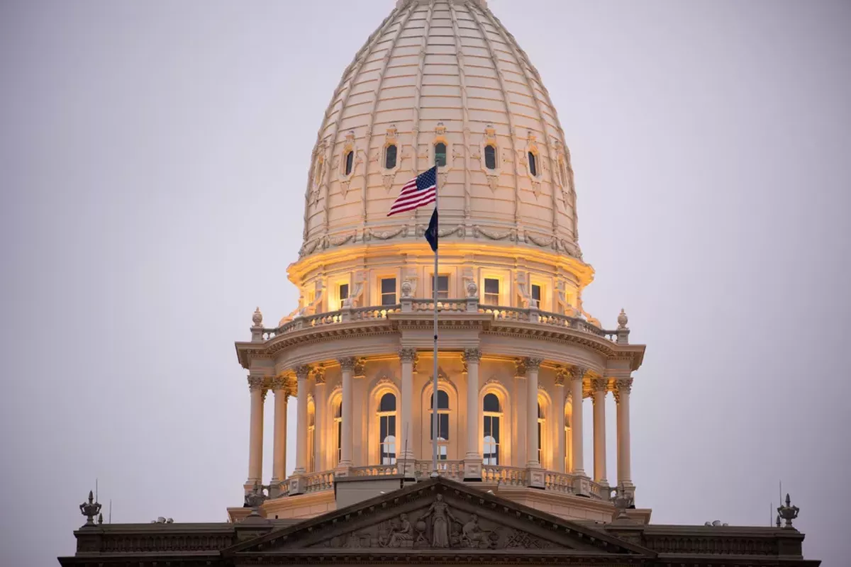 Image: Michigan Capitol Building in Lansing.