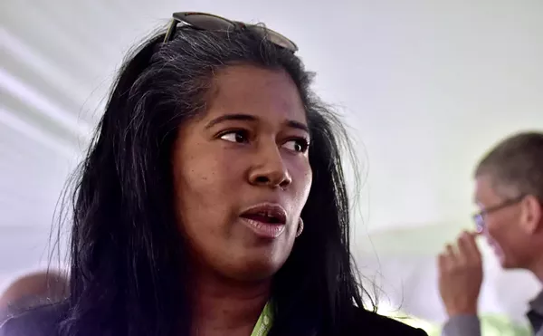 Future Michigan GOP Chair Kristina Karamo attends the GOP gubernatorial debate at the Mackinac Island Policy Conference, June 2, 2022.