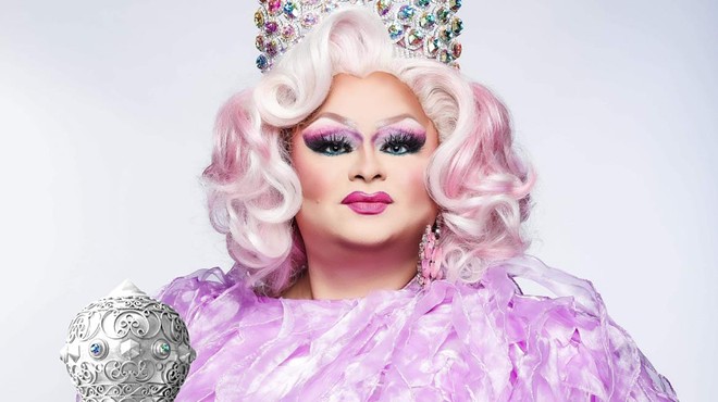 Lavender LaRue of Grand Rapids is one of the queens competing in Miss Gay Michigan America.