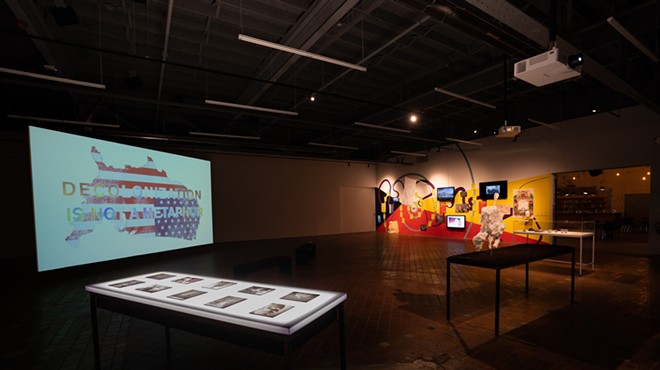 New Red Order: Crimes Against Reality, Museum of Contemporary Art Detroit, exhibition view, 2020.