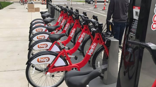 MOGO bikes in Detroit.