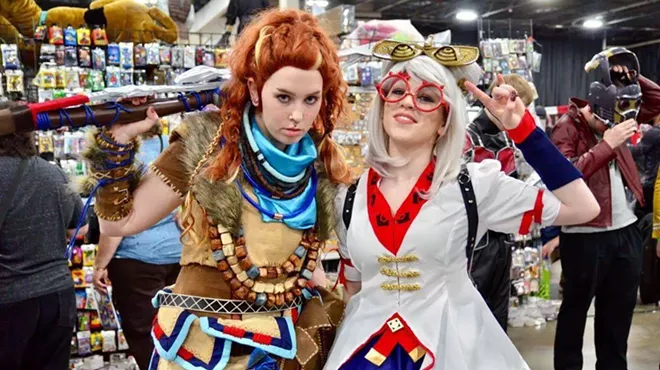 Cosplayers at Motor City Comic Con.