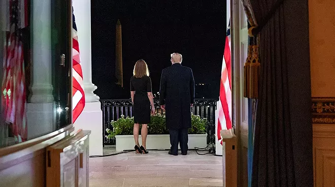 Image: Neither forgive nor forget the voter suppressors, no matter how furiously they try to scrub away the Trump stink