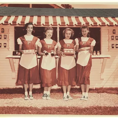 The Cherry Hut "Before it was a full-scale restaurant, the Cherry Hut in Beulah was roadside stand that sold cherry pie and jam to travelers. The Cherry Hut has been in business since 1922, initially as a way to use cherries from the founder’s orchard."