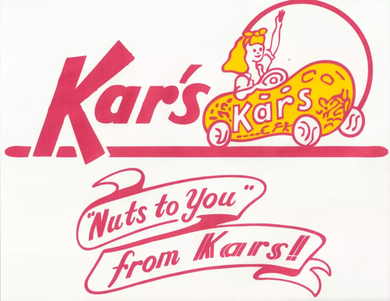 Kar’s Nuts "Kar’s Nuts has sworn by the slogan 'Nuts to You!' since 1933. Sue Karpe started by selling peanuts outside Navin Field, home of the Detroit Tigers."
