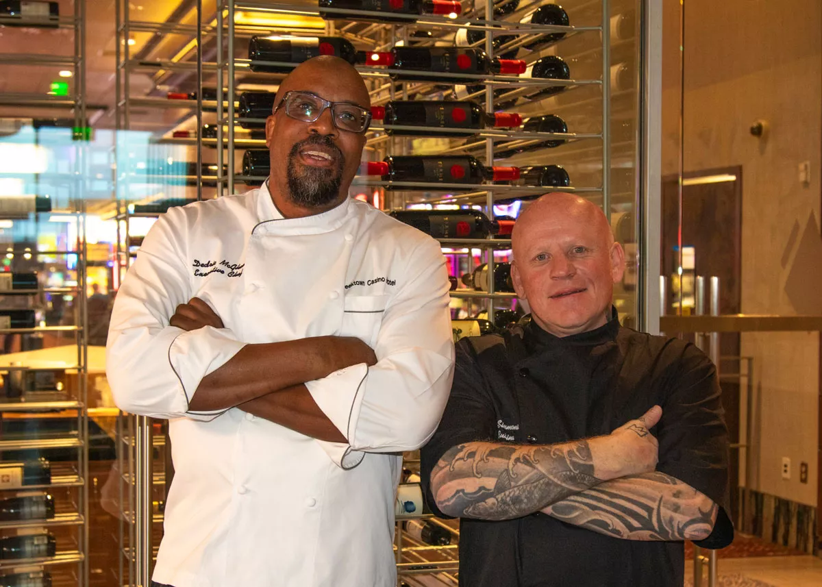 Image: Chefs Dedric McGhee and Richard Simmons now lead Hollywood Casino at Greektown.