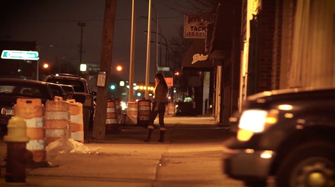A scene of Detroit from the documentary Men Who Buy Sex – Everyone Pays.