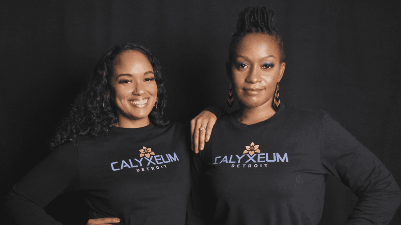 Calyxeum CEO Rebecca Colett (left) and Calyxeum COO LaToyia Rucker (right) are co-owners of Detroit’s newest dispensary, Moses Roses Powered By Calyxeum.