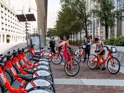 Image: Detroit's MoGo bikes are free to rent on Election Day