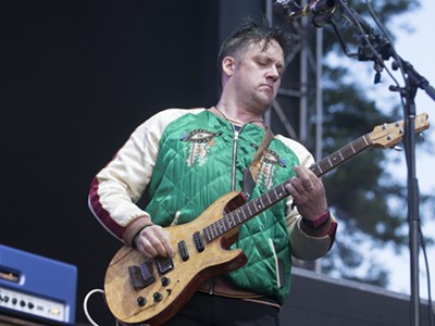 Isaac Brock performs with Modest Mouse.