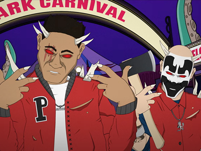 Image: Insane Clown Posse’s Shaggy 2 Dope featured in an animated music video by Politicize