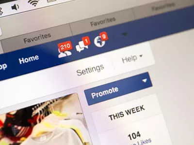 Facebook imposed restrictions on another Facebook page in Michigan.