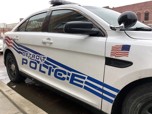Detroit police car.