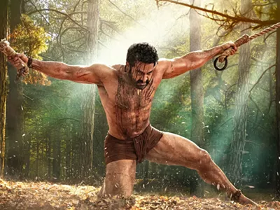 N.T. Rama Rao Jr. in RRR.