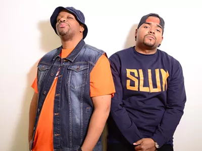 T3 (left) and Young RJ of Slum Village.