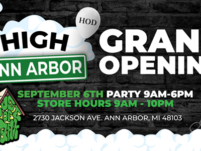 House of Dank Ann Arbor Ribbon Cutting Ceremony and Grand Opening Party Friday, September 6th