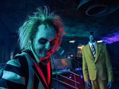 Michael Keaton as the titular character in Beetlejuice Beetlejuice.