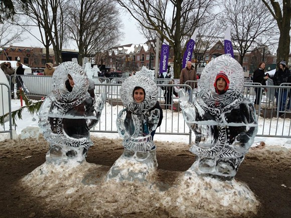 Go to the Plymouth Ice Festival this weekend
