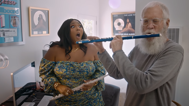 Lizzo talks Detroit roots, fat-shaming, and teaches David Letterman the flute on his Netflix series