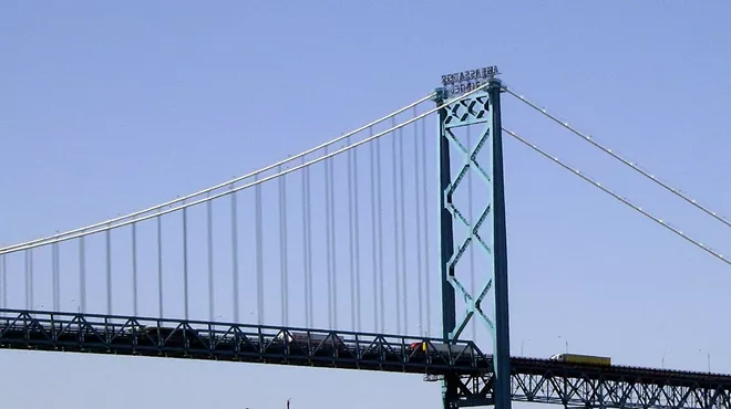 Ambassador Bridge in Detroit.