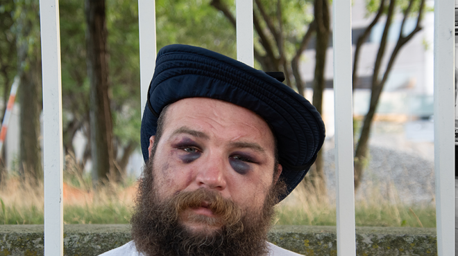 Kevin Kwart claims in a lawsuit that Detroit police brutalized him at a protest in Detroit in August 2020.