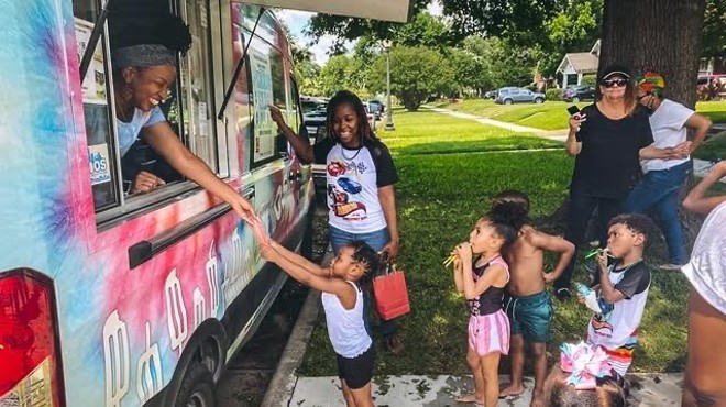 This Detroiter is selling gourmet popsicles out of a tie-dye-colored van
