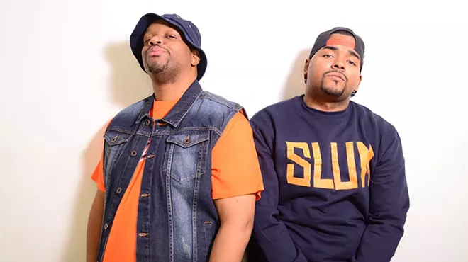 T3 (left) and Young RJ of Slum Village.