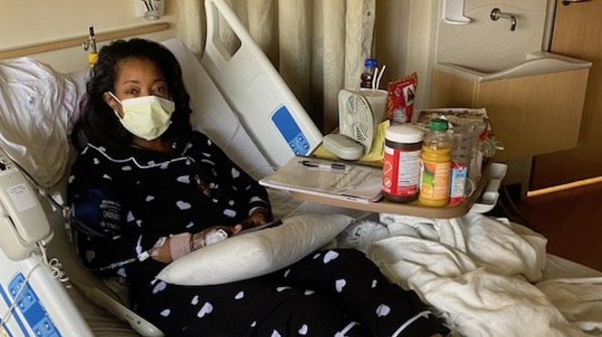 Taura Brown, who was evicted from her tiny home in Detroit in April, is recovering after receiving a kidney transplant.