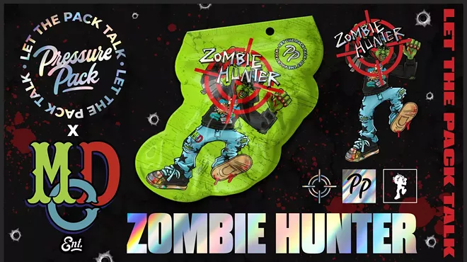 Image: Pressure Pack x Big Shifter (Lou Gram) Announce Thrilling New Cannabis Strain - "Zombie Hunter"