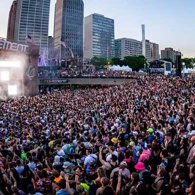 The crowd at the 2024 Movement Music Festival.