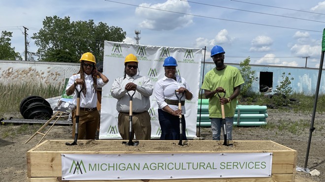 The Michigan Agricultural Services, LLC (MAS) broke ground on Friday.